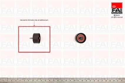 FAI AUTOPARTS Паразитный / Ведущий ролик, зубчатый ремень T9246